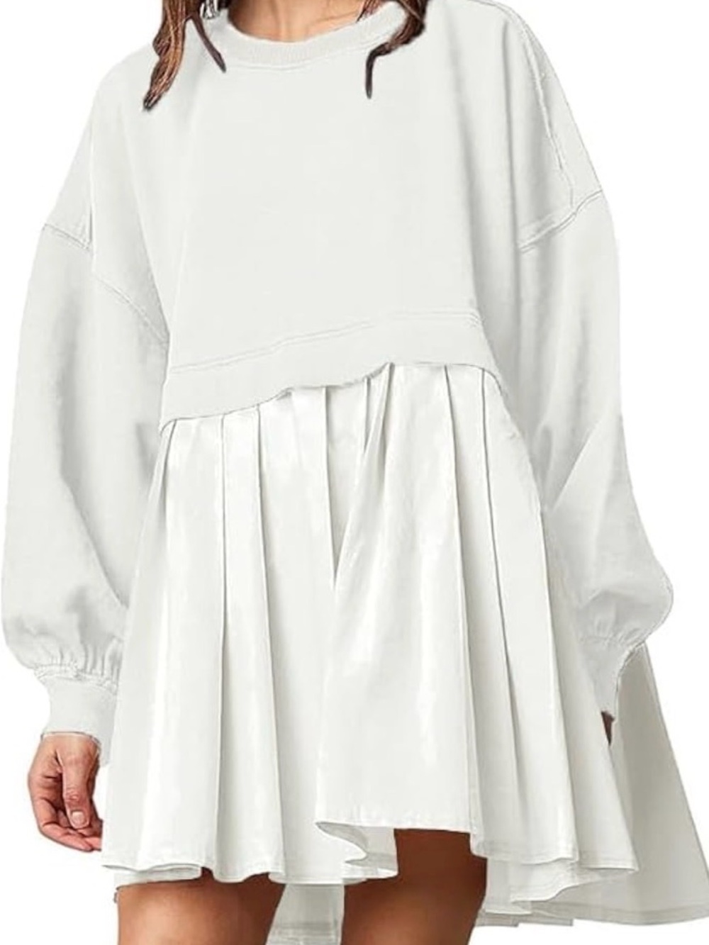 Free People Eleanor Sweatshirt Mini Dress